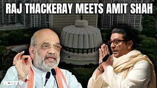 Raj Thackeray, Devendra Fadnavis Meet Amit Shah In Delhi