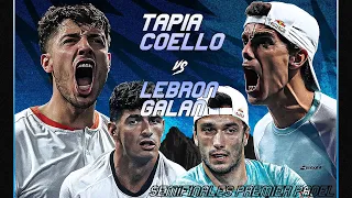 Tapia/Coello vs. Lebron/Galan | SEMIFINAL Mendoza 2023 Premier Padel | MEJORES MOMENTOS