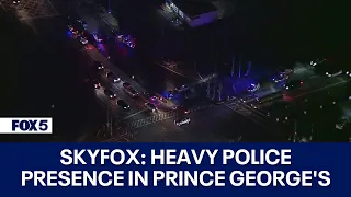 Heavy police presence in Prince George's County following report of officer involved shooting