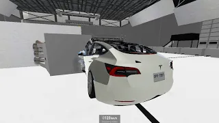 Tesla Model 3 crash test 2022🏎️ BeamNG.Drive🚌Car Crashing Android Gameplay🚙Best Android Games