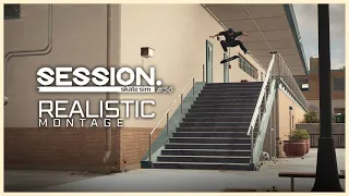 New School Yard Map | "Realistic Montage" | SESSION: Skate Sim #56