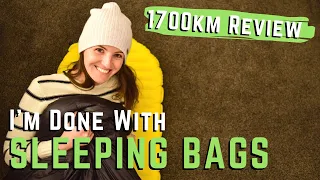 I'll Never Use A Sleeping Bag Again!! - 1000 Mile Gear Review of my Sleep System for Hiking
