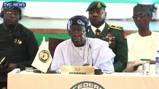 WATCH: President Tinubu Gives Closing Remarks At Second ECOWAS Summit On Niger