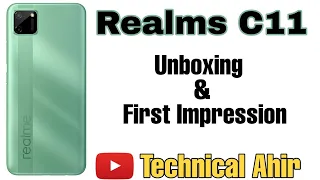 Realme C11 Unboxing And First Impression New Look helio G35 Processor