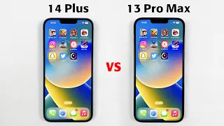 iPhone 14 Plus vs iPhone 13 Pro Max - SPEED TEST! | 14 PLUS is Killing it!