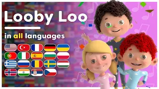 Looby Loo! | All languages! | Multilanguage Kids Song | Hey Kids Worldwide