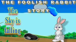 Short Story in English | The Foolish Rabbit Story| Rabbit & pebble story | One minute story