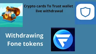 Fone tokens: Crypto treasures to trust wallet withdrawal | Fone tokens Withdrawal [live proof]