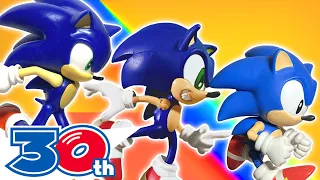 Sonic Stop Motion Collab 30th Anniversary