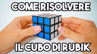 Come risolvere il CUBO di RUBIK - Metodo facile a strati - Tutorial /Spiegazione