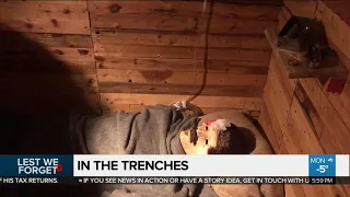 Exhibit recreates First World War trench