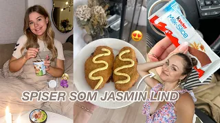 JEG SPISER SOM JASMIN LIND I EN DAG