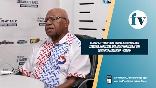 Rabuka talks about reviewing wages for civil servants, Ministers and Prime Minister