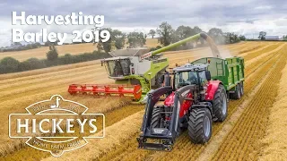 Harvesting Winter Barley Hickeys 2019 - Claas Lexion 770