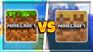 Minecraft Vs Minecraft Trial | MCPE vs MCPE Trial