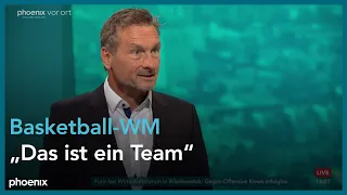 Tobias Oelmaier zum Erfolg der deutschen Mannschaft bei der Basketball-WM am 12.09.23