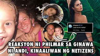 REAKSYON NI PHILMAR ALIPAYO SA GINAWA NI ANDI EIGENMANN, KINAALIWAN. ANDI LIVING HER MARIMAR LIFE