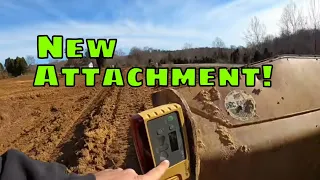 We have two days, lets get this dam done!  And trying out a new tool from Topcon.