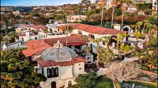 Tour a Luxurious Spanish Colonial Mansion in La Jolla Hills!