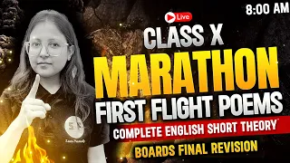 First Flight Poems Complete Revision Class 10th English Boards Exam 2023-24 with Deepika Maam