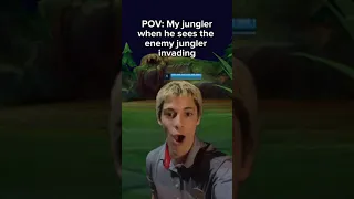 My jungler when he gets invaded - League of Legends memes #shorts