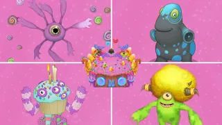 Candy Island All Monsters Sounds And Animations ( Only Available ) ~ The Lost Landscapes