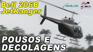Bell 206B JetRanger pousos e decolagens - 150922