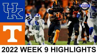 #3 Tennessee vs #19 Kentucky Highlights | College Football Week 9 | 2022 College Football Highlights