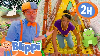 Blippi and Meekah's Indoor Playground Story | Blippi | Educational Kids Videos | After School Club