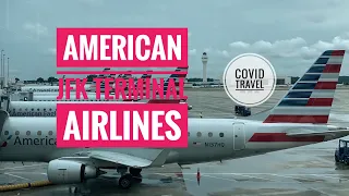 JFK Terminal 8 | Covid | Empty Airport | Flight Review | JFK - CLT