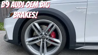 B9 Audi A4/Allroad OEM Big Brakes | S4 Calipers!!