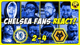 CHELSEA FANS FURIOUS REACTIONS TO CHELSEA 2-4 WOLVES | PREMIER LEAGUE