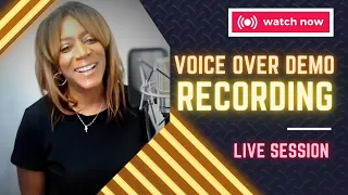 Voice Over Demo Recording - Live Session - Rashea Flynn