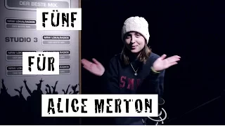 Fünf für Alice Merton - das Interview ohne Fragen