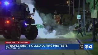 3 shot during overnight protests in Kenosha