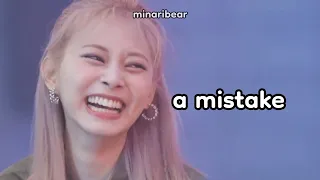 tzuyu laughing at her mistakes