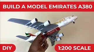 Building a Beautiful Emirates A380 | 1:200 Foam Model