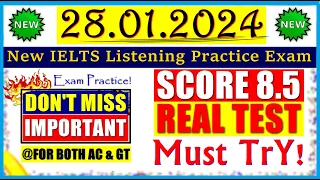 IELTS LISTENING PRACTICE TEST 2024 WITH ANSWERS | 28.01.2024