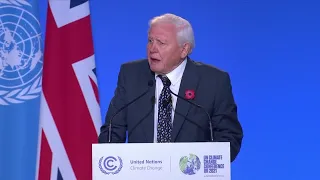 David Attenborough calls on COP26 to 'kickstart recovery'