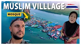 EXTREME LIFE in a MUSLIM FLOATING VILLAGE in THAILAND 🇹🇭 | Koh Panyee, Phuket