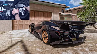 Apollo Intensa Emozione - Forza Horizon 5 Steering Wheel Gameplay