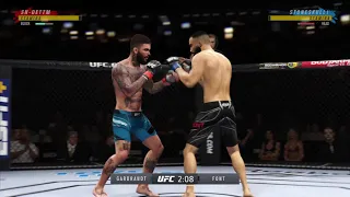 UFC 4 insane Blitz blattle Championship round Rob Font vs  Cody Garbrandt