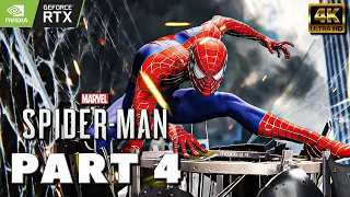 SPIDER-MAN REMASTERED 4K PC Gameplay Walkthrough PART 4 [4K 60FPS RAY TRACING] - No Commentary