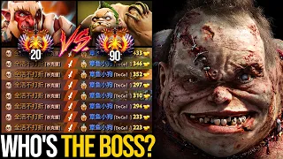 Rank 20 Troll Warlord vs Rank 90 Pudge - Who's The Boss? | Pudge Official