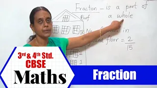 3rd & 4th STD Maths | Fraction | CBSE Syllabus Mathematics