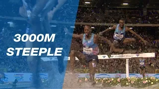 Kipruto SPRINTS Down El Bakkali to Win the 3000m Steeplechase - IAAF Diamond League Brussels 2017