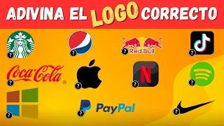 ¿RECONOCES estas MARCAS? ADIVINA el Logo CORRECTO y Demuestra tu DESTREZA