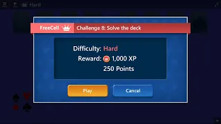 World Tour Mini Game #8 | November 12, 2020 Event | FreeCell Hard