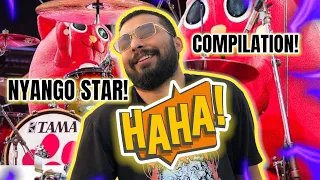 DRUMMER REACTS TO: NYANGOSTAR/ WHEN YOU'RE OVERQUALIFIED FOR THE JOB| PART- 2 | COMPILATION!!!!!!!!!