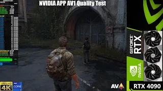 NVIDIA APP AV1 4K Quality Test | RTX 4090 | i9 14900KS